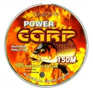 Волосінь рибальська, DrAGON Power Carp мультиколор, 150м, перетин 0,60мм